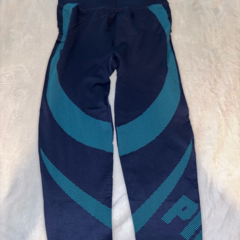 Kids Navy and Teal Leggings